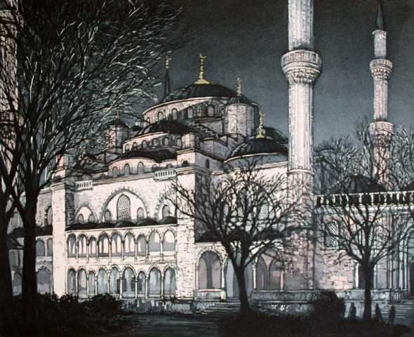 The Sultan Ahmet Mosque - Istanbul, Evening