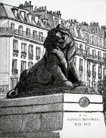 Paris XIV  Le Lion de Belfort